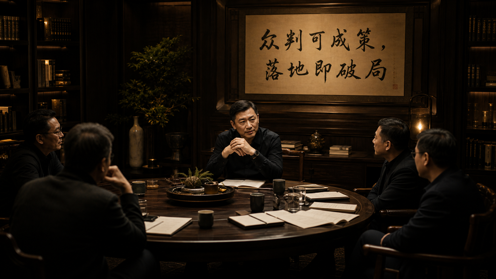 脱壳私董会闭门现场视觉
